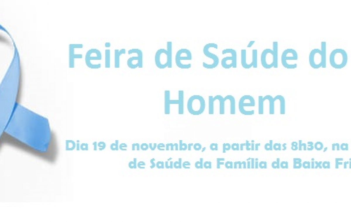 São Francisco do Conde terá Feira de Saúde do Homem entre atividades do Novembro Azul