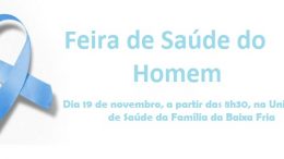 São Francisco do Conde terá Feira de Saúde do Homem entre atividades do Novembro Azul