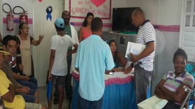 Caípe de Cima recebeu uma Feira de Saúde em comemoração ao Novembro Azul