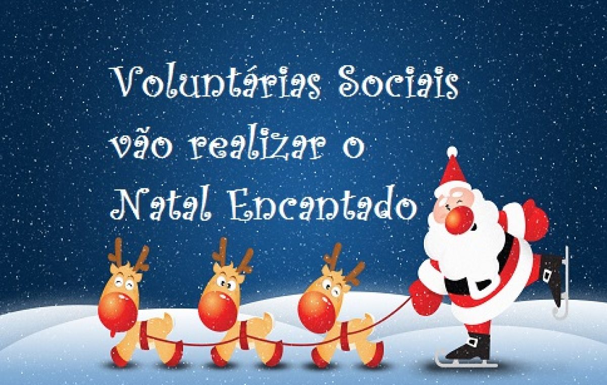 Voluntárias Sociais estão realizando Natal Encantado no Mercado Cultural