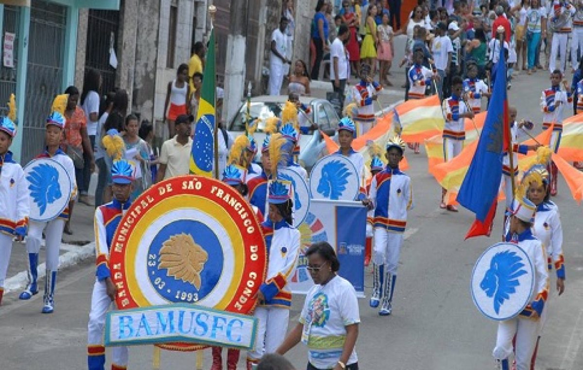 BAMUSFC de São Francisco do Conde foi a vice-campeã baiana do Concurso de Bandas e Fanfarras