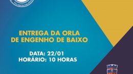 Prefeitura entregará à comunidade, nesta sexta (22), a orla de Engenho de Baixo totalmente reformada