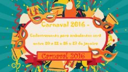 Cadastramento para ambulantes comercializarem nos festejos do Carnaval será até dia 27 de janeiro