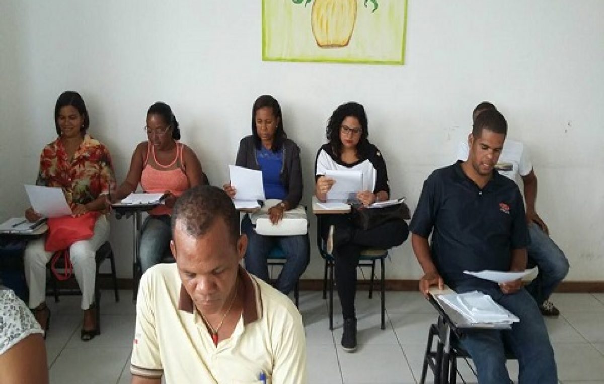 O ano começou com uma capacitação para os agentes de endemias