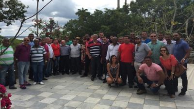 Comitiva visitou o casarão de Cajaíba para ver as melhorias feitas pela Rede Globo no local