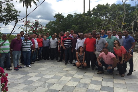 Comitiva visitou o casarão de Cajaíba para ver as melhorias feitas pela Rede Globo no local