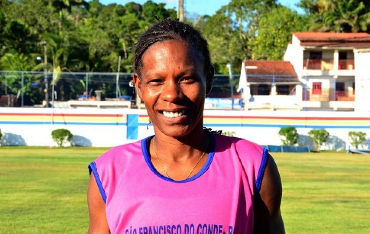 Atleta Formiga faz seu primeiro treino como reforço do São Francisco do Conde Esporte Clube