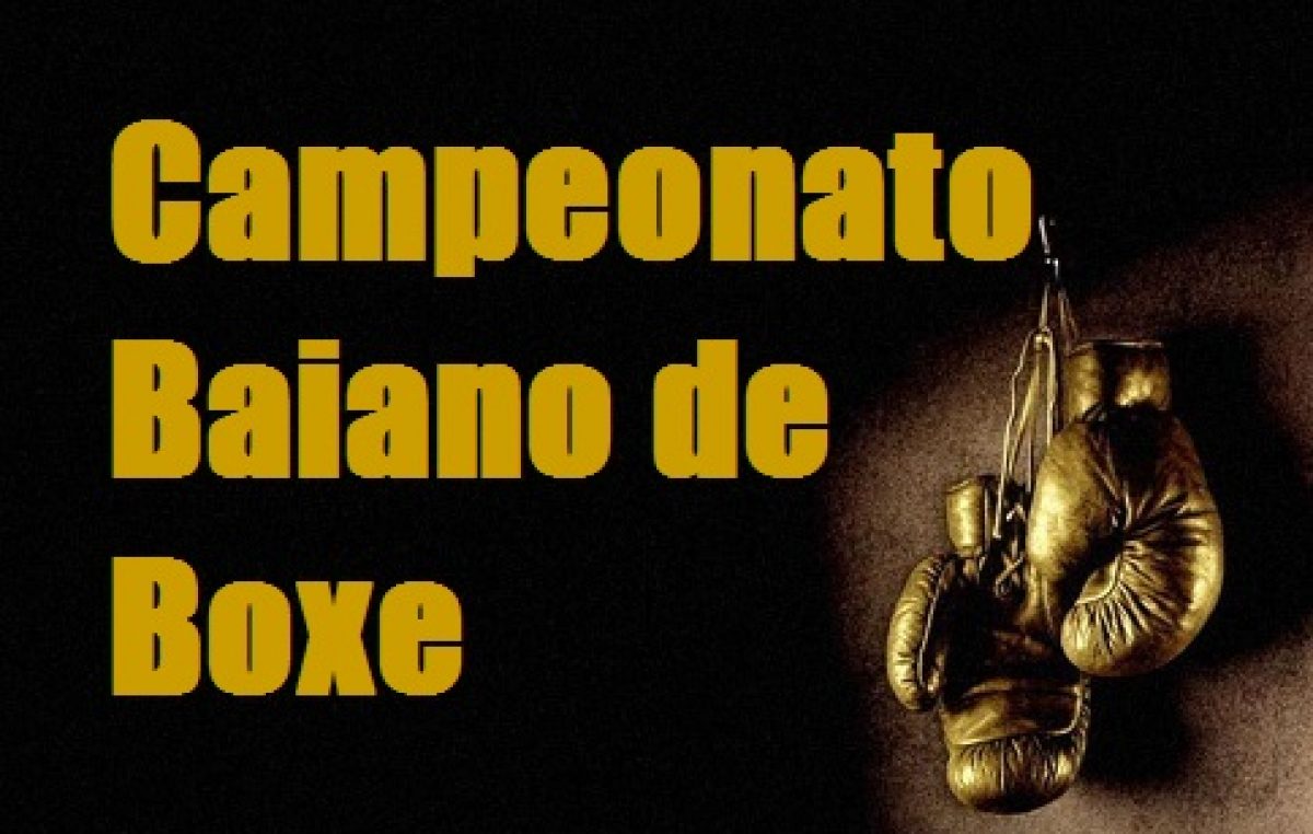 Campeonato Baiano de Boxe terá mais uma rodada neste fim de semana