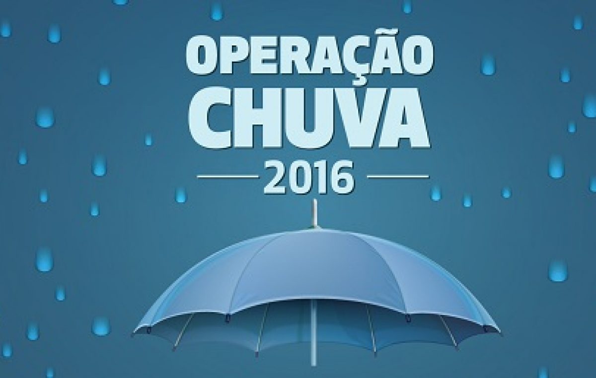 Operação Chuva está a todo vapor
