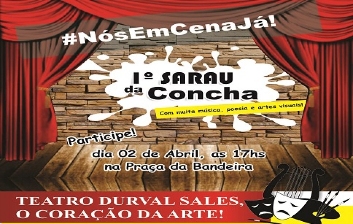 I Sarau da Concha contou com música, poesia e artes visuais