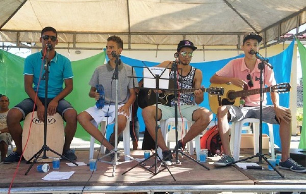 O domingo (22) no Caípe foi animado pelo I Festival Cultural MOVE ARTE