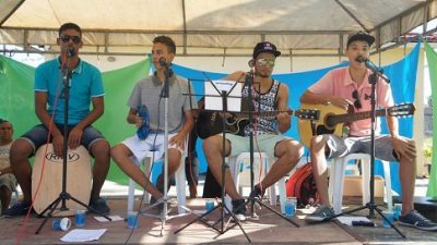 O domingo (22) no Caípe foi animado pelo I Festival Cultural MOVE ARTE