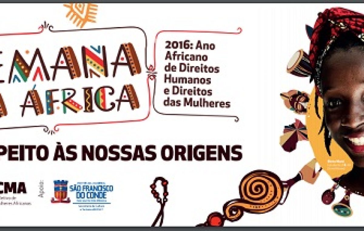 Semana da África será realizada em São Francisco do Conde entre os dias 24 e 28 de maio