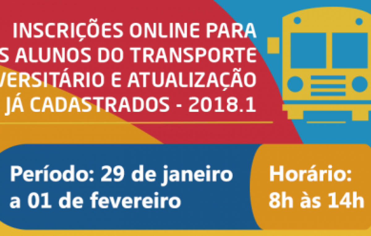 PROUNIFAS abre inscrições ONLINE para acesso ao Serviço de Transporte Universitário e convoca usuários para recadastramento