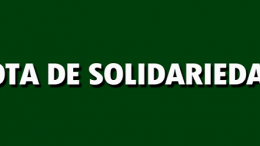 Nota de Solidariedade