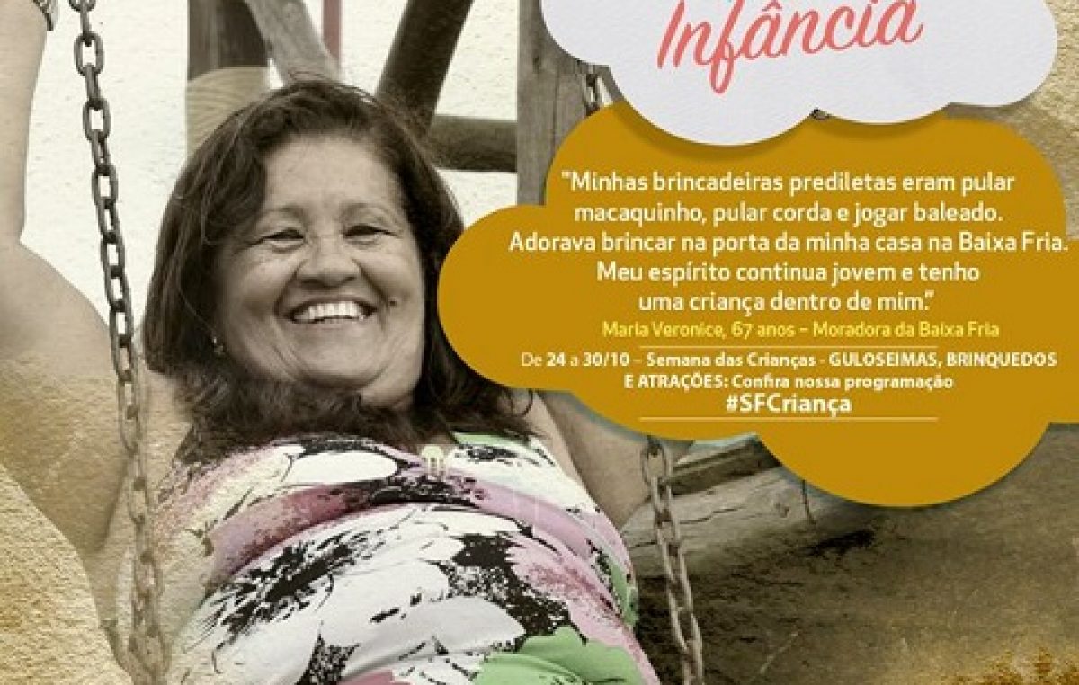 SECULT está promovendo Semana da Criança com tema “Resgatando Minha Infância”