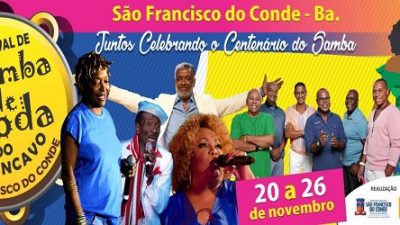 Festival do Samba 2016 em São Francisco do Conde