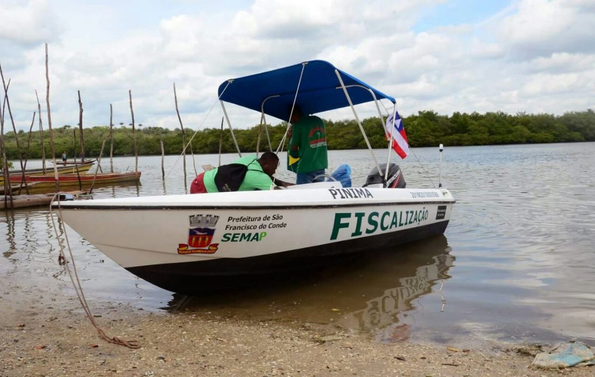 SEMAP promove ação de monitoramento e fiscalização ambiental nas águas do município
