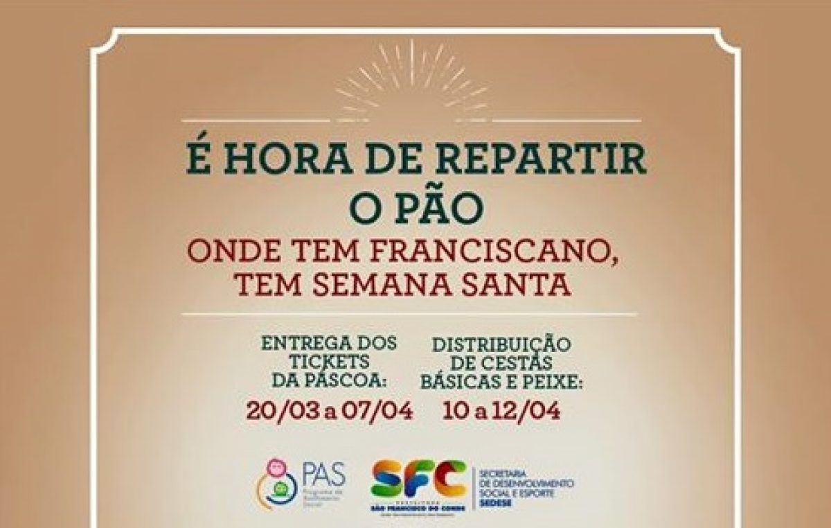 Tickets da Semana Santa começam a ser entregues na segunda (20), no Socorro