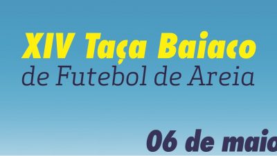 XIV edição da Taça Baiaco de Futebol de Areia acontece neste sábado (06)