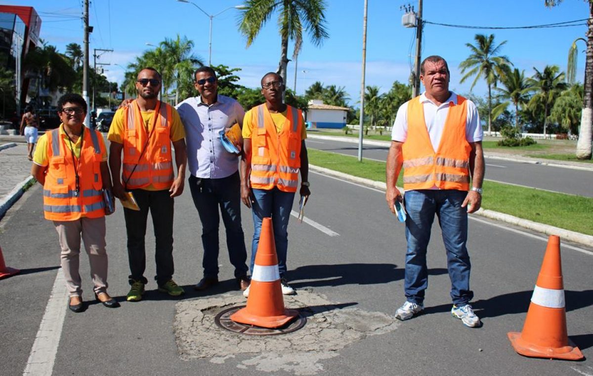 São Francisco do Conde aderiu ao Maio Amarelo com ação na orla