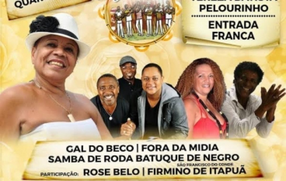 São Francisco do Conde iniciou a participação no Festival Samba de Beco em Beco em Salvador, na última quarta (17)   