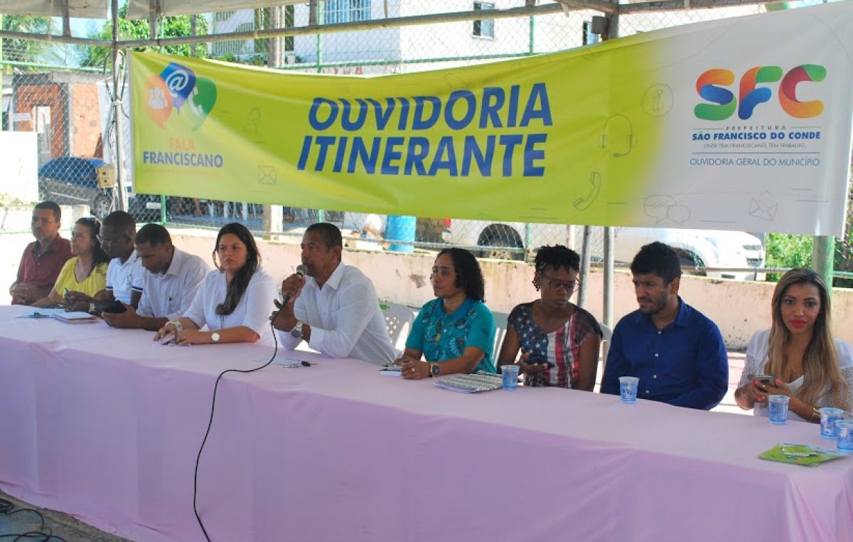 A comunidade do Coroado foi o sétimo bairro a receber o Projeto Ouvidoria Itinerante