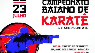 XXII Campeonato de Karatê de Semi-Contato acontecerá nos dias 22 e 23 de julho