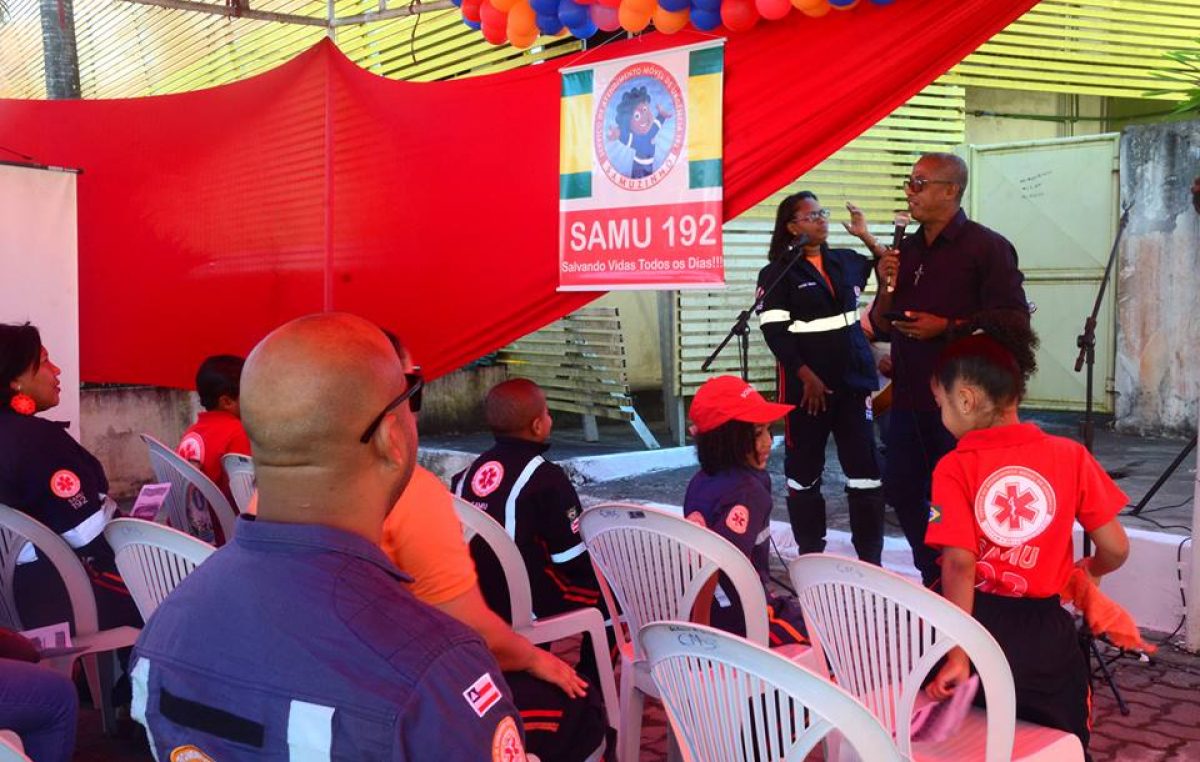 SAMU faz festa pelos 8 anos de atuação no município