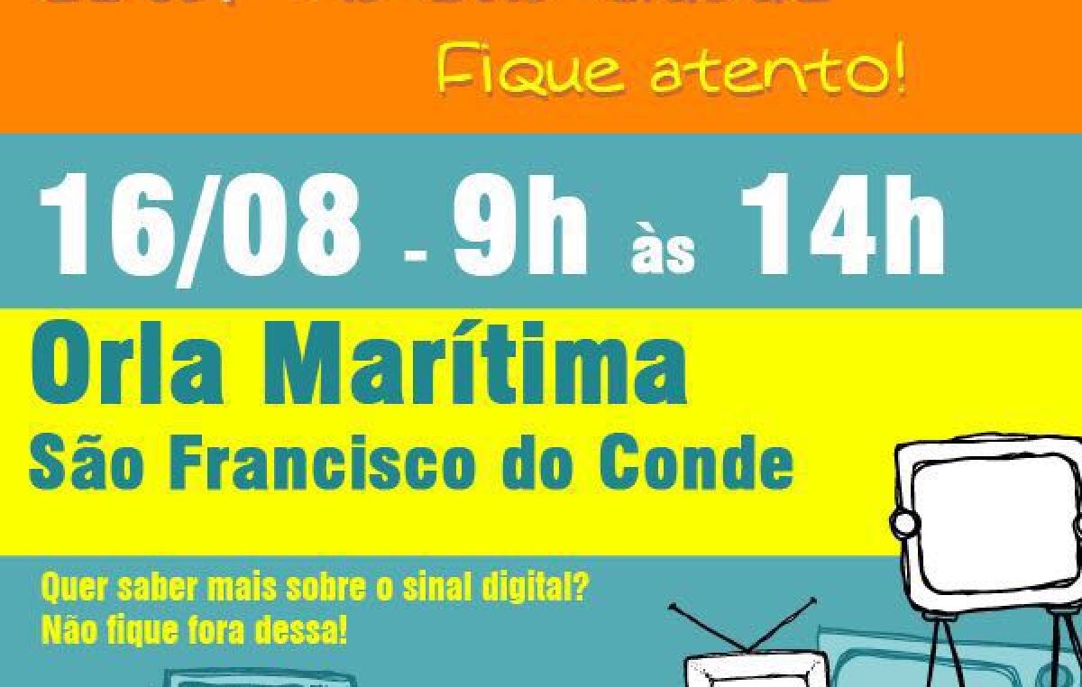 São Francisco do Conde receberá a Van da TV Digital no dia 16 de agosto