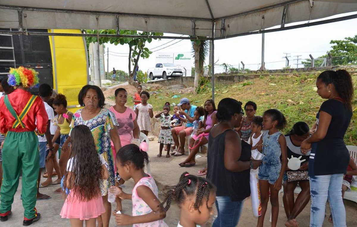 CRAS e o CREAS proporcionaram momentos de diversão para comunidade do Caípe