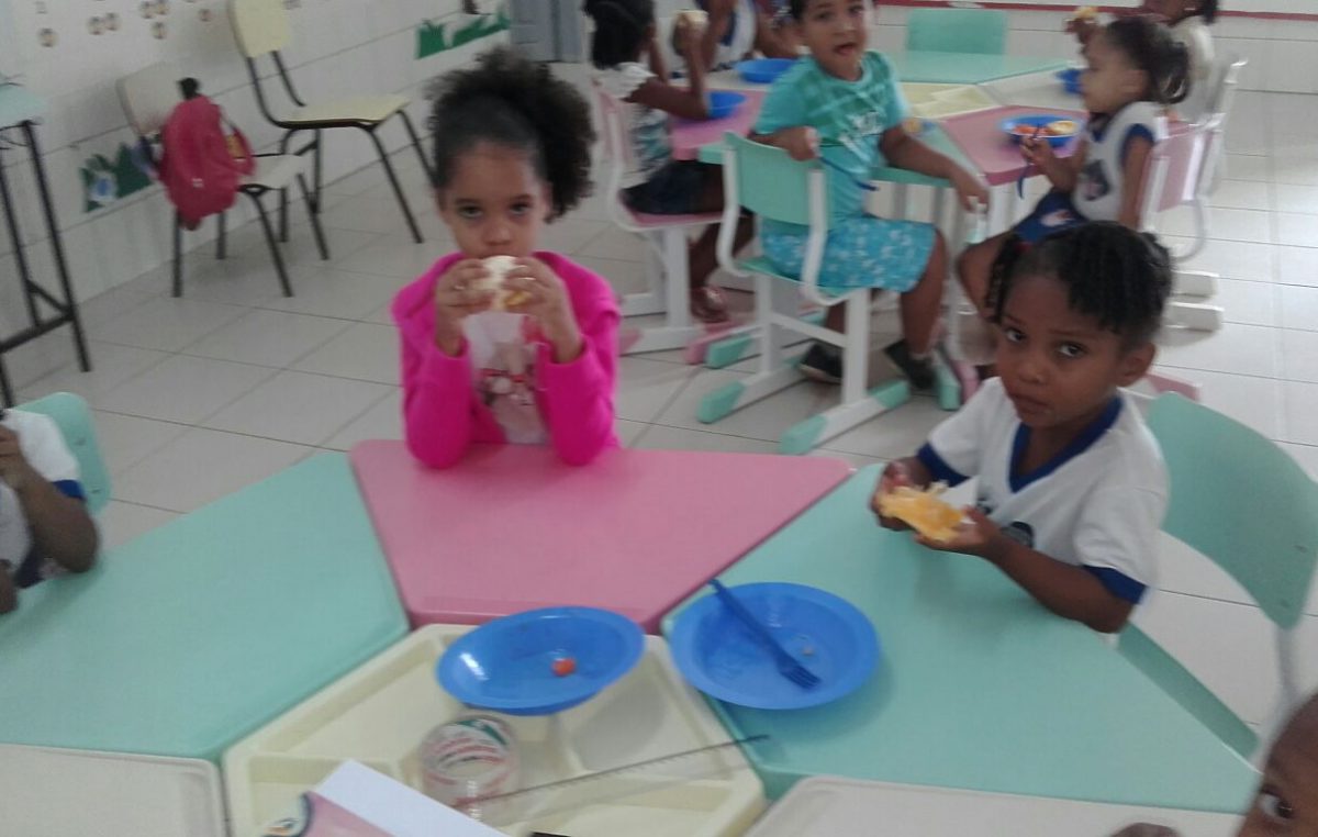Creche Tio Cláudio incentiva a alimentação saudável