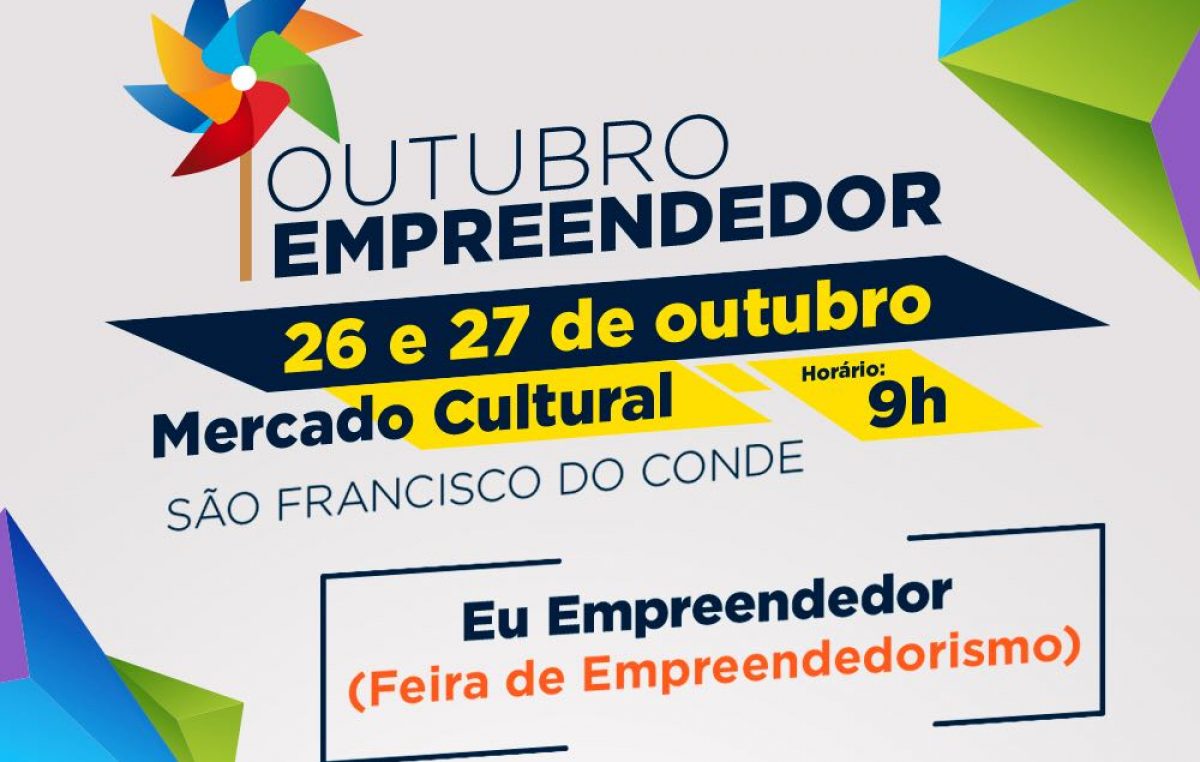 SEDEC realizará feira de empreendedorismo “Eu, Empreendedor”, nos dias 26 e 27 de outubro