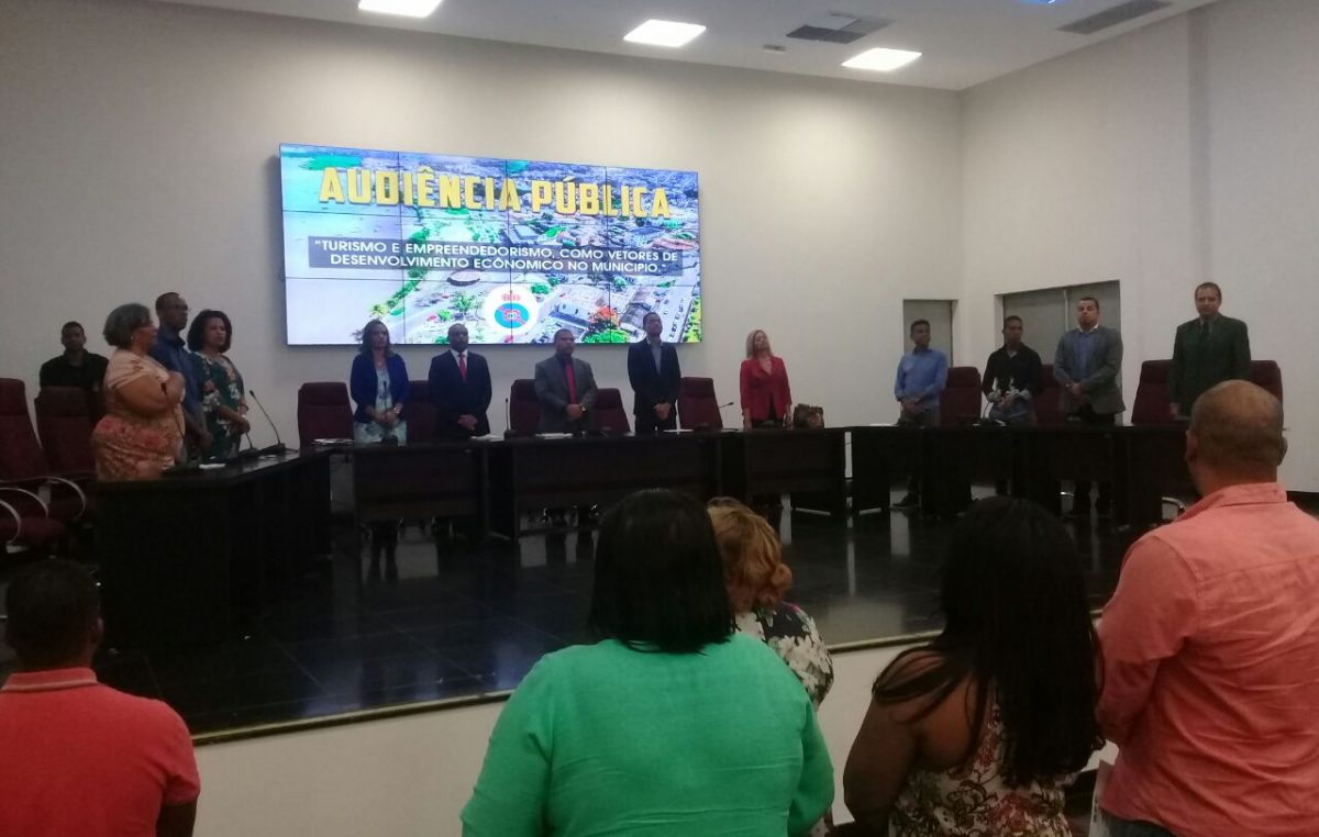 Câmara de Vereadores realizou Audiência Pública para discutir Turismo e Empreendedorismo