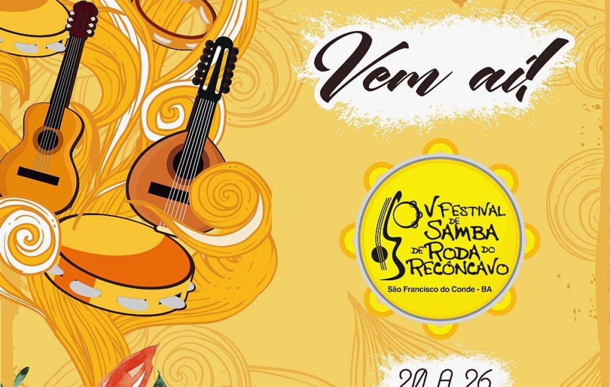 V Festival do Samba de Roda do Recôncavo acontecerá de 20 a 26 de novembro