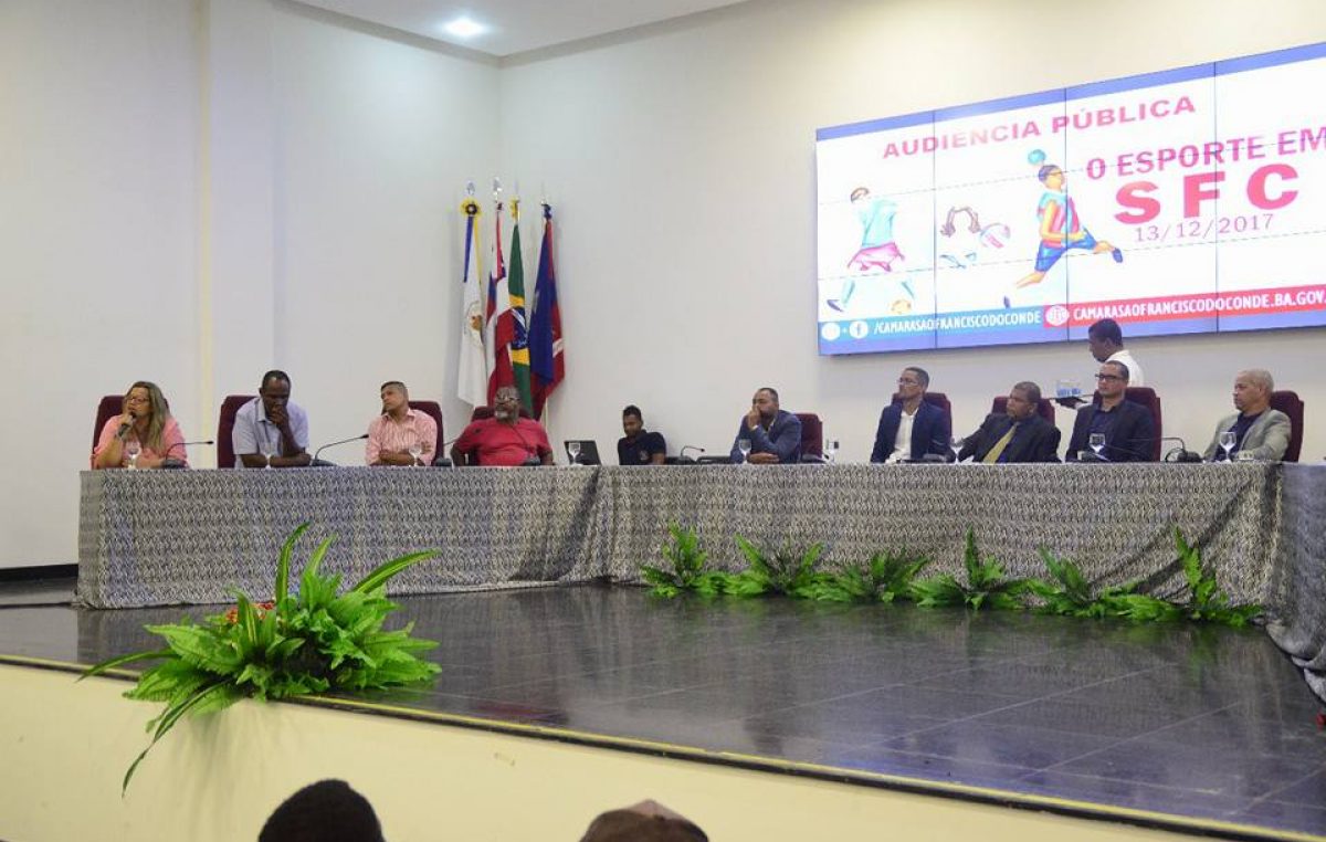 Audiência Pública discutiu os rumos do esporte em São Francisco do Conde