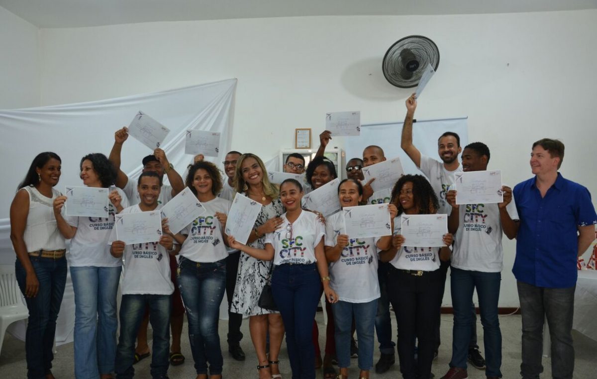 SETUR certificou estudantes do Curso Básico de Língua Inglesa