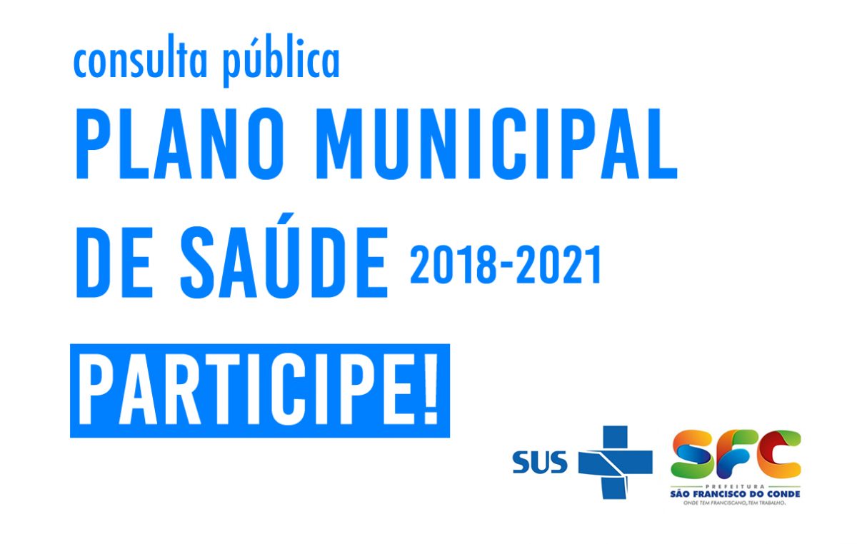 Plano Municipal de Saúde abre Consulta Pública
