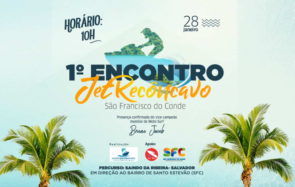 1° Encontro JetRecôncavo será neste domingo (28)