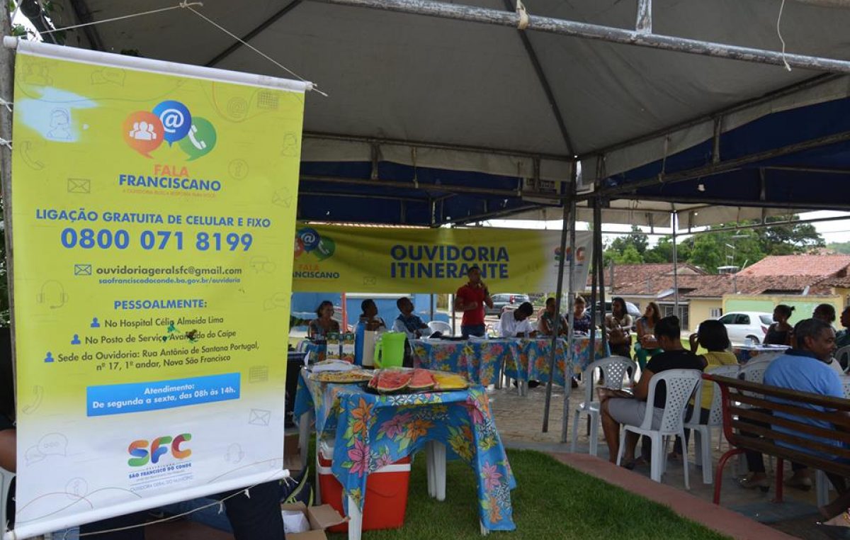 Projeto Ouvidoria Itinerante do dia 10 de abril foi cancelado