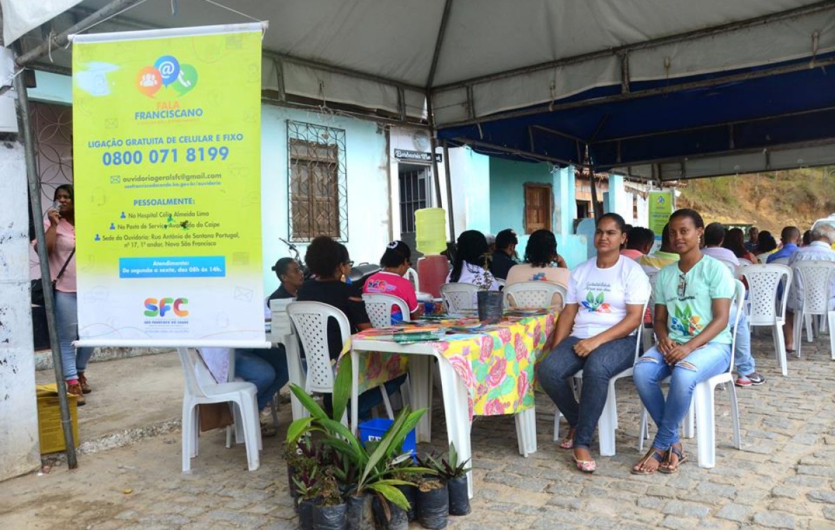 Moradores do bairro do Drena receberam o Projeto Ouvidoria Itinerante nesta terça-feira (06)