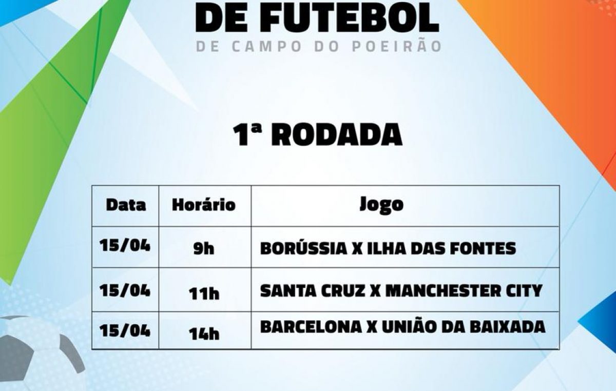 A bola irá rolar neste domingo (15), na 1ª Copa de Futebol de Campo do Poeirão, na Muribeca