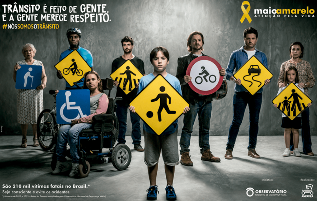 Prefeitura adere ao Movimento Maio Amarelo para incentivar segurança no trânsito