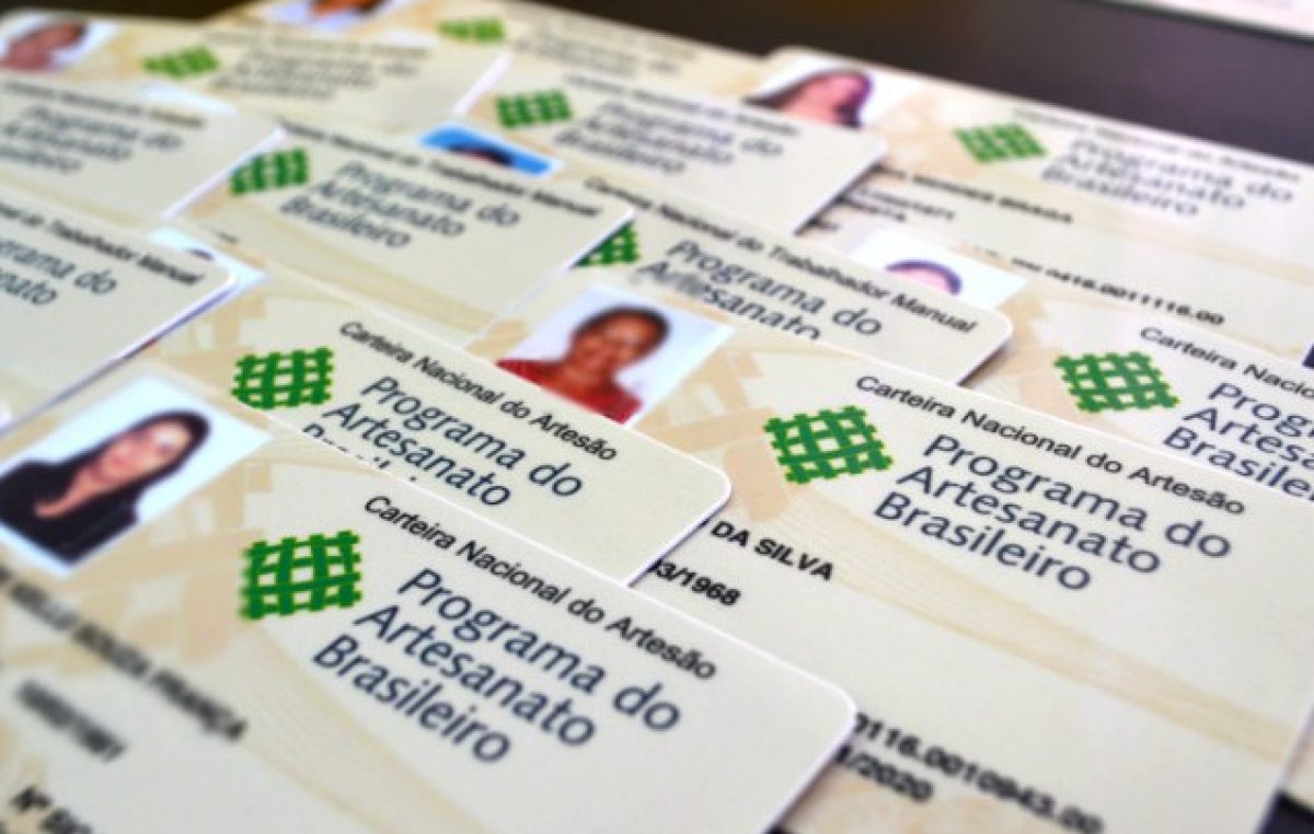 Data do Cadastro para a emissão da “Carteira Nacional do Artesão” será apenas no dia 10 de maio (quinta-feira)