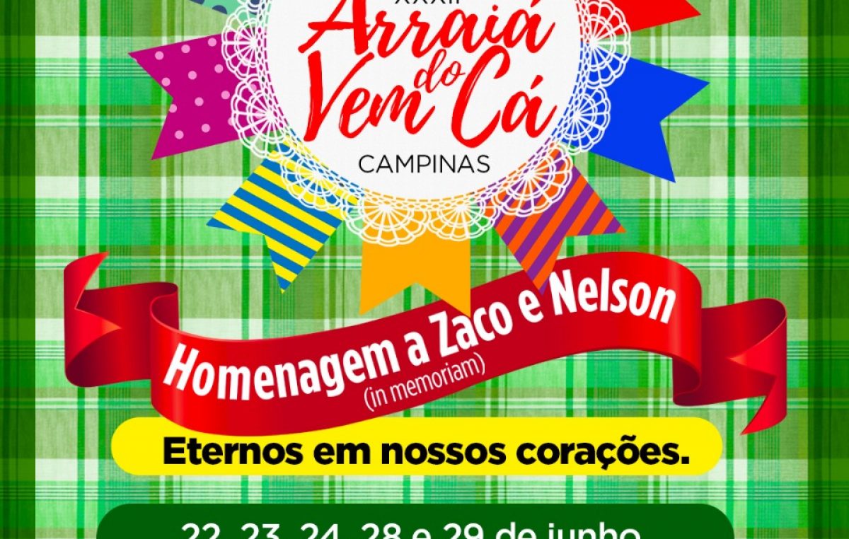 XXXII Arraiá do Vem Cá, no bairro de Campinas, marcará as festividades juninas em São Francisco do Conde