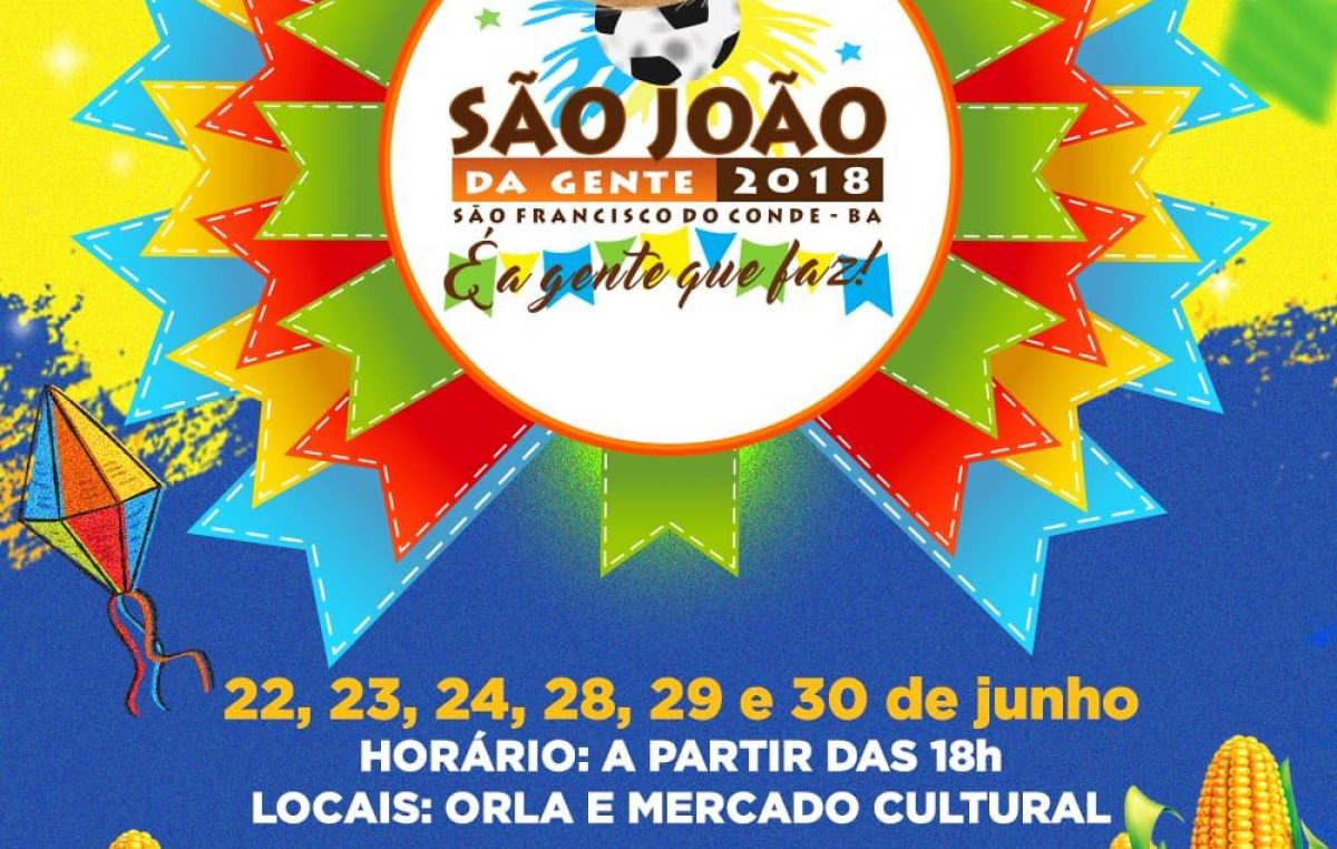 “São João da Gente”, o São João de iniciativa popular, será realizado em São Francisco do Conde