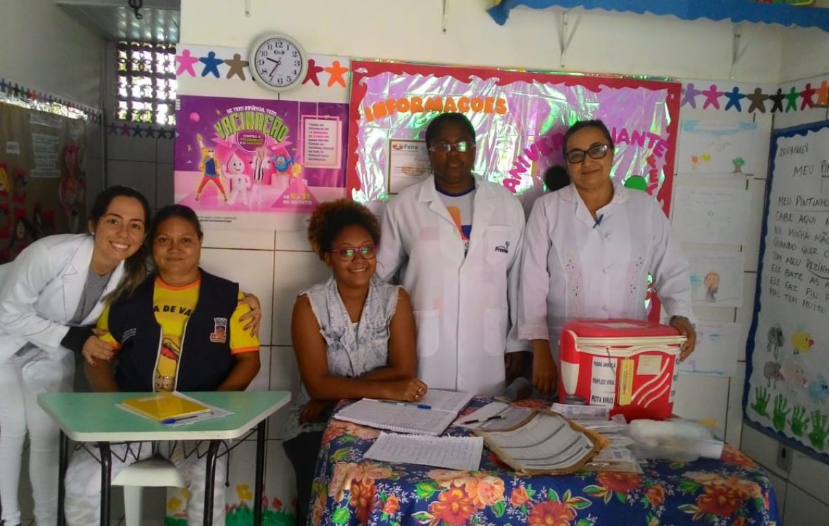 São Francisco do Conde segue com a campanha de vacinação contra sarampo e poliomielite