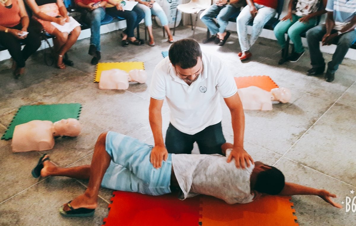 Saúde capacitou a Unidade de Saúde da Família de Jabequara com curso de Reanimação Cardiopulmonar (RCP)