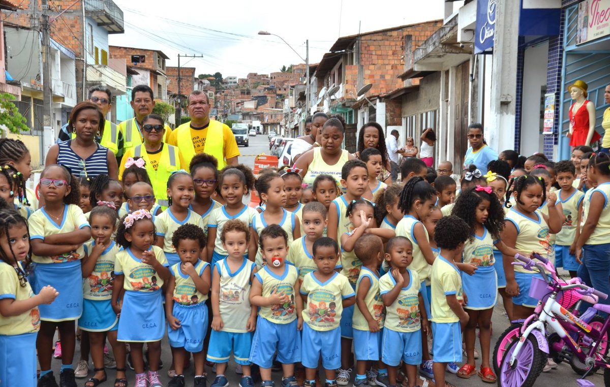 Departamento de Trânsito e Transportes (DTT) realizou ação socioeducativa para as crianças