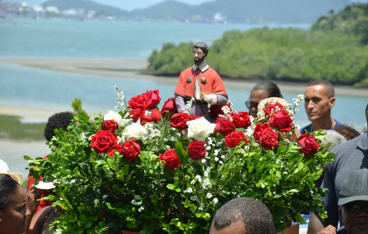 Cânticos, louvores e orações marcaram as homenagens a São Roque na Ilha do Paty, em São Francisco do Conde